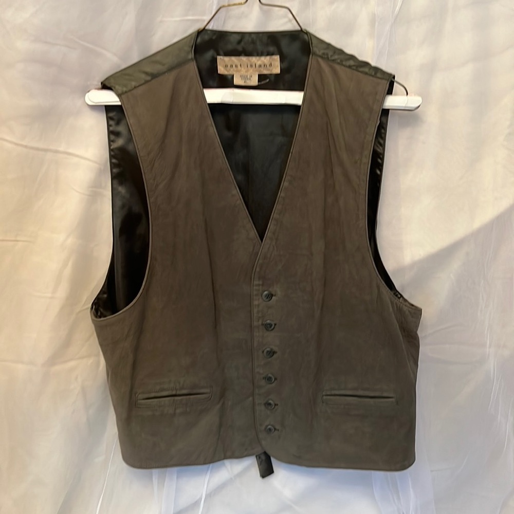Genuine Leather Vest - Elegantly handsome and stylish